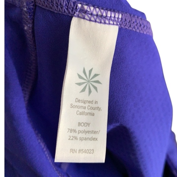 Athleta Women's Sonar Active Leggings XS Reflective Capri Back/Side Pockets - Picture 4 of 10